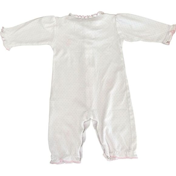 Kissy Kissy Baby Girls Bundle of 3 Cotton One Pieces. 6-9 Months. - Picture 8 of 13